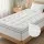 Giselle Bedding King Single Pillowtop Mattress Topper 5cm Coral Fleece 1000GSM Hollow Fibre Supportive