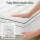 Giselle Bedding King Single Pillowtop Mattress Topper 5cm Coral Fleece 1000GSM Hollow Fibre Supportive
