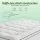 Giselle Bedding King Single Pillowtop Mattress Topper 5cm Coral Fleece 1000GSM Hollow Fibre Supportive