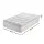 Giselle Bedding Single Pillowtop Mattress Topper 5cm Coral Fleece 1000GSM Hollow Fibre Fitted Skirt Support