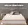 Giselle Bedding 5cm Double Natural Latex Mattress Topper with 7-Zone Comfort and Breathable Honeycomb Design