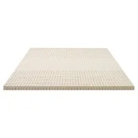 Giselle Bedding King Latex Mattress Topper 5cm - 100% Natural Latex, 7-Zone Comfort, Breathable, Anti-Bacterial