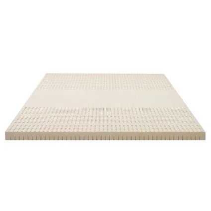 Giselle Bedding King Latex Mattress Topper 7.5cm - 100% Natural, 7-Zone Comfort, Breathable & Motion Isolating
