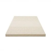 Giselle Bedding King Single Latex Mattress Topper 7.5cm - Natural, Breathable, 7-Zone Comfort, Motion Isolation