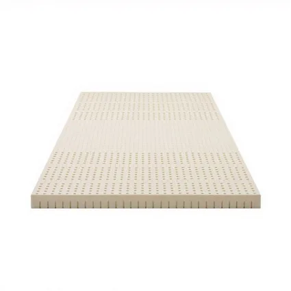 Giselle Bedding King Single Latex Mattress Topper 7.5cm - Natural, Breathable, 7-Zone Comfort, Motion Isolation