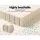 Giselle Bedding 5cm Queen Natural Latex Mattress Topper with 7-Zone Comfort, Motion Isolation & Breathable Design