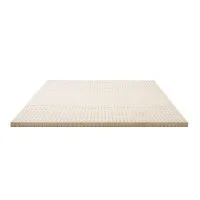 Giselle Bedding 100% Natural Latex Mattress Topper Queen 7.5cm - 7-Zone Comfort, Breathable, Motion Isolation