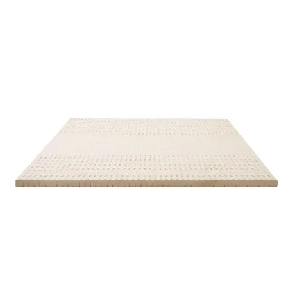 Giselle Bedding 100% Natural Latex Mattress Topper Queen 7.5cm - 7-Zone Comfort, Breathable, Motion Isolation