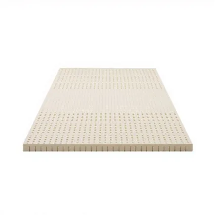 Giselle Bedding 5cm Latex Mattress Topper Single - Natural, Breathable, 7-Zone Comfort, Anti-Bacterial, Motion Isolation