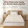 Giselle Bedding 5cm Latex Mattress Topper Single - Natural, Breathable, 7-Zone Comfort, Anti-Bacterial, Motion Isolation