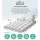 Giselle Bedding Queen Mattress Topper - Luxurious 1000GSM Microfibre Pillowtop, Anti-Allergy, Fits 45cm Thick Mattresses