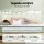 Giselle Bedding LEAF 25cm Queen Memory Foam Mattress, Dual Layer Bamboo Zipper Cover, Cool Charcoal, Firm 7.0