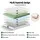 Giselle Bedding PURE 20cm Queen Memory Foam Mattress, Green Tea, 7-Zone, Cooling Gel, Medium-Firm, Washable Cover