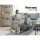Giselle Bedding Foldable Foam Mattress, Light Grey - Velvet Fabric, Washable Cover, 180x70x12cm, Chair to Bed Use