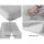 Giselle Bedding Foldable Foam Mattress, Light Grey - Velvet Fabric, Washable Cover, 180x70x12cm, Chair to Bed Use