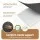 Giselle Bedding Foldable Queen Mattress, High-Density Foam, Faux Linen Cover, Portable 4-Fold Bed or Couch, Grey