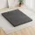 Giselle Bedding Foldable Queen Mattress, High-Density Foam, Faux Linen Cover, Portable 4-Fold Bed or Couch, Grey
