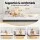 Giselle Bedding Foldable Queen Mattress Sofa Bed, Tri-Fold Memory Foam, Tencel Cover, Washable, 153x203cm