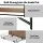 Giselle Bedding Queen Mattress and Metal Bed Frame Set with 2 Drawers 18cm Medium-Firm Pillowtop Charcoal Grey