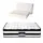 Giselle Bedding Queen 34cm Euro Top Pocket Spring Mattress with 5-Zone Support and Latex Pillows