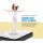 Giselle Bedding Rocco Series 24cm Pillow Top Queen Mattress - Medium Firm Bonnell Spring with Hypo-Allergenic Foam