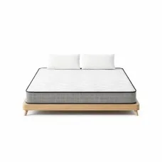 Giselle Bedding Alessio 13cm Queen Mattress - Medium Firm, Bonnell Spring, Hypoallergenic, Dust Mite & Mould Resistant