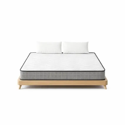 Giselle Bedding Alessio 13cm Queen Mattress - Medium Firm, Bonnell Spring, Hypoallergenic, Dust Mite & Mould Resistant