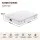 Giselle Bedding SONNO Queen Mattress 30cm Firm Five-Zone Pocket Spring White Tencel Gel Memory Foam