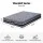 Giselle Bedding TITAN 34cm Hybrid Queen Mattress Pocket Spring Euro Top Medium Firm Bamboo Knit Fabric