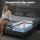 Giselle Bedding TITAN 34cm Hybrid Queen Mattress Pocket Spring Euro Top Medium Firm Bamboo Knit Fabric