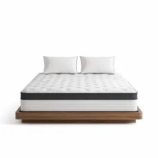 Giselle Bedding 31cm Euro Top Queen Mattress, 5 Zoned Pocket Springs, High Density Foam, Medium Firm, Hypoallergenic