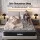 Giselle Bedding Alanya 34cm Queen Mattress - Bamboo Charcoal Cover, Medium Firm, Euro Top, 5-Year Warranty