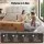 Giselle Bedding Alanya 34cm Queen Mattress - Bamboo Charcoal Cover, Medium Firm, Euro Top, 5-Year Warranty