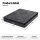 Giselle Bedding Queen Mattress 25cm Latex Euro Top Medium Firm Pocket Spring with Reinforced Edge Support Black