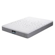 Giselle Bedding Queen 23cm Pocket Spring Mattress with Reversible Adjustable Firmness Foam Layer 153x203cm