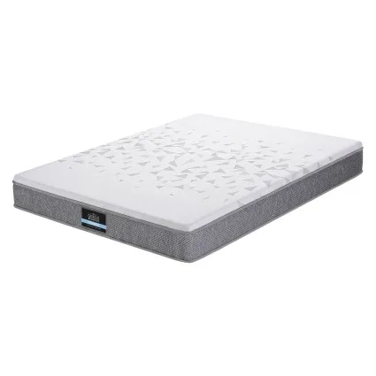 Giselle Bedding Queen 23cm Pocket Spring Mattress with Reversible Adjustable Firmness Foam Layer 153x203cm