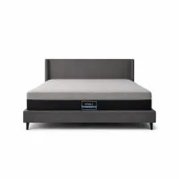 Giselle Bedding Carbon Series Queen Mattress 26cm Firm Pocket Spring Dual Edge Support Dark Grey