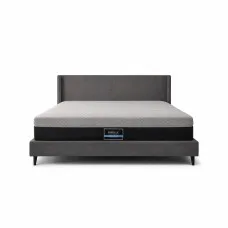 Giselle Bedding Carbon Series Queen Mattress 26cm Firm Pocket Spring Dual Edge Support Dark Grey