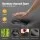 Giselle Bedding Midnight Queen Mattress 35cm Bamboo Charcoal Foam, Pocket Springs, Medium-Firm Euro Top, Black