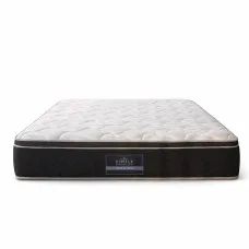 Giselle Bedding REGAL Queen Mattress 35cm Firm Copper Memory Foam Black and White