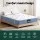 Giselle Bedding Snow Series Queen Mattress, 25cm Euro Top, Bamboo Fibre, Medium Firm, Pocket Spring, 5-Year Warranty