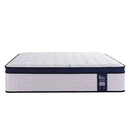 Levitex 35cm Queen Mattress Gel Memory Foam 7-Zone Pocket Spring White
