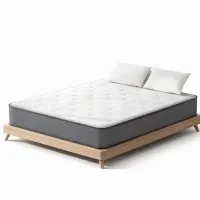 Giselle Bedding Leera 23cm Extra Firm Queen Mattress - Hypoallergenic, Dust Mite Resistant, Zero Partner Disturbance
