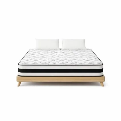 Giselle Bedding Rumba Series 24cm Ultra Firm Queen Mattress with High-Density Foam & Pocket Spring Support