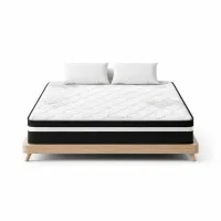 Giselle Bedding 28cm Super Firm Queen Mattress with 7-Zone Pocket Springs, High-Density Foam & Hypo-Allergenic Fabric