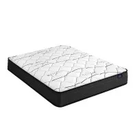 Giselle Bedding Glay Series Queen Mattress - 16cm Medium Firm, Bonnell Spring, Hypo-allergenic, Dust & Mould Resistant