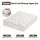 Giselle Bedding Queen Mattress Topper 5cm 1300GSM White Duck Feather Pillow Top