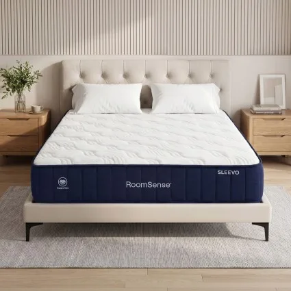 RoomSense 26cm Orthopaedic Firm Pocket Spring Hybrid Mattress Queen Size for Back Pain Relief and Motion Isolation