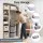 Giselle Bedding 10cm Japanese Floor Mattress Foldable Futon 100x200cm Removable Washable Cover Grey 25D