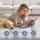 Giselle Bedding 10cm Japanese Floor Mattress Foldable Futon 100x200cm Removable Washable Cover Grey 25D